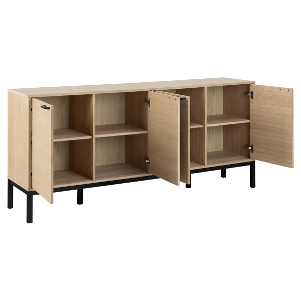 Komoda szeroka Kensington dąb bielony - ACTONA